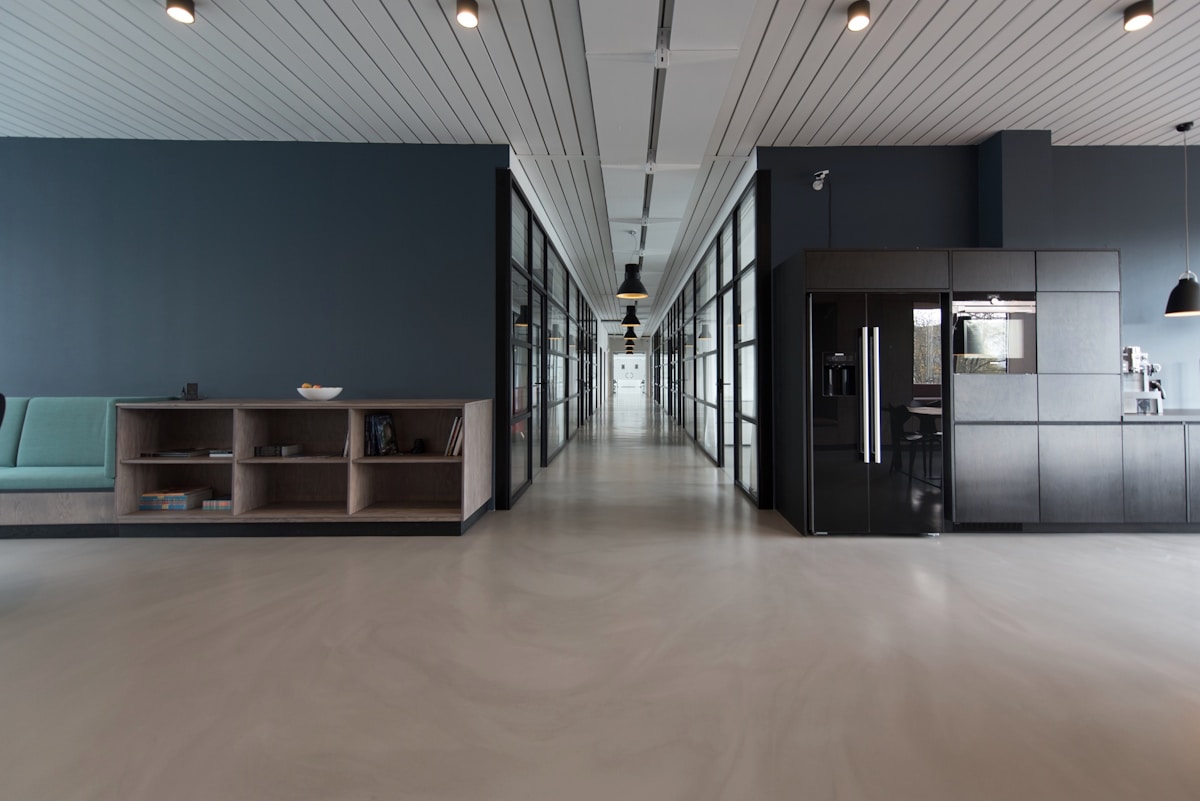 Modern lobby interior
