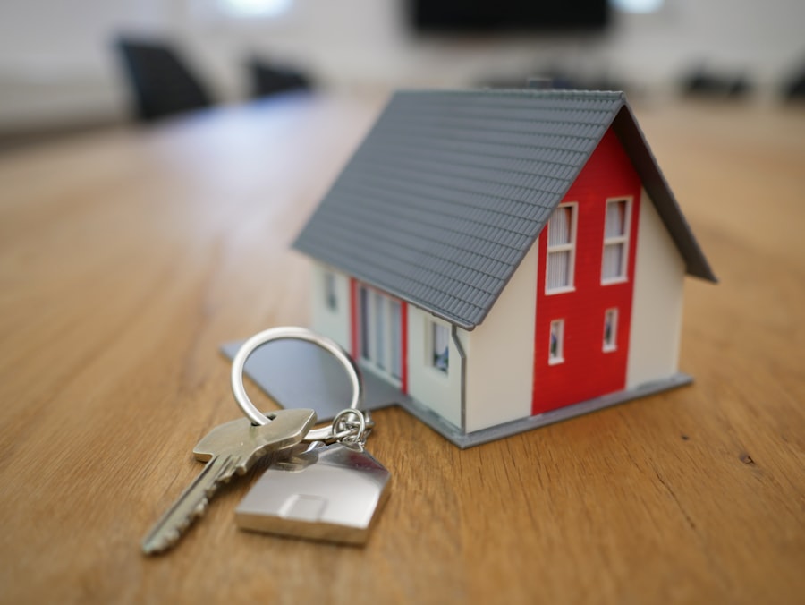 Property manager handing keys to a new tenant