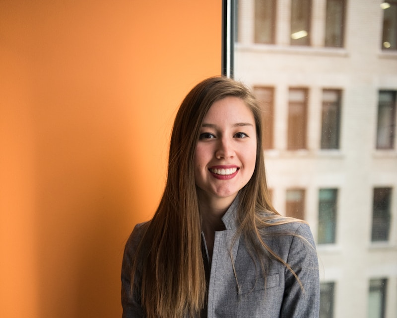 Portrait of Sarah Mitchell, Head of Design